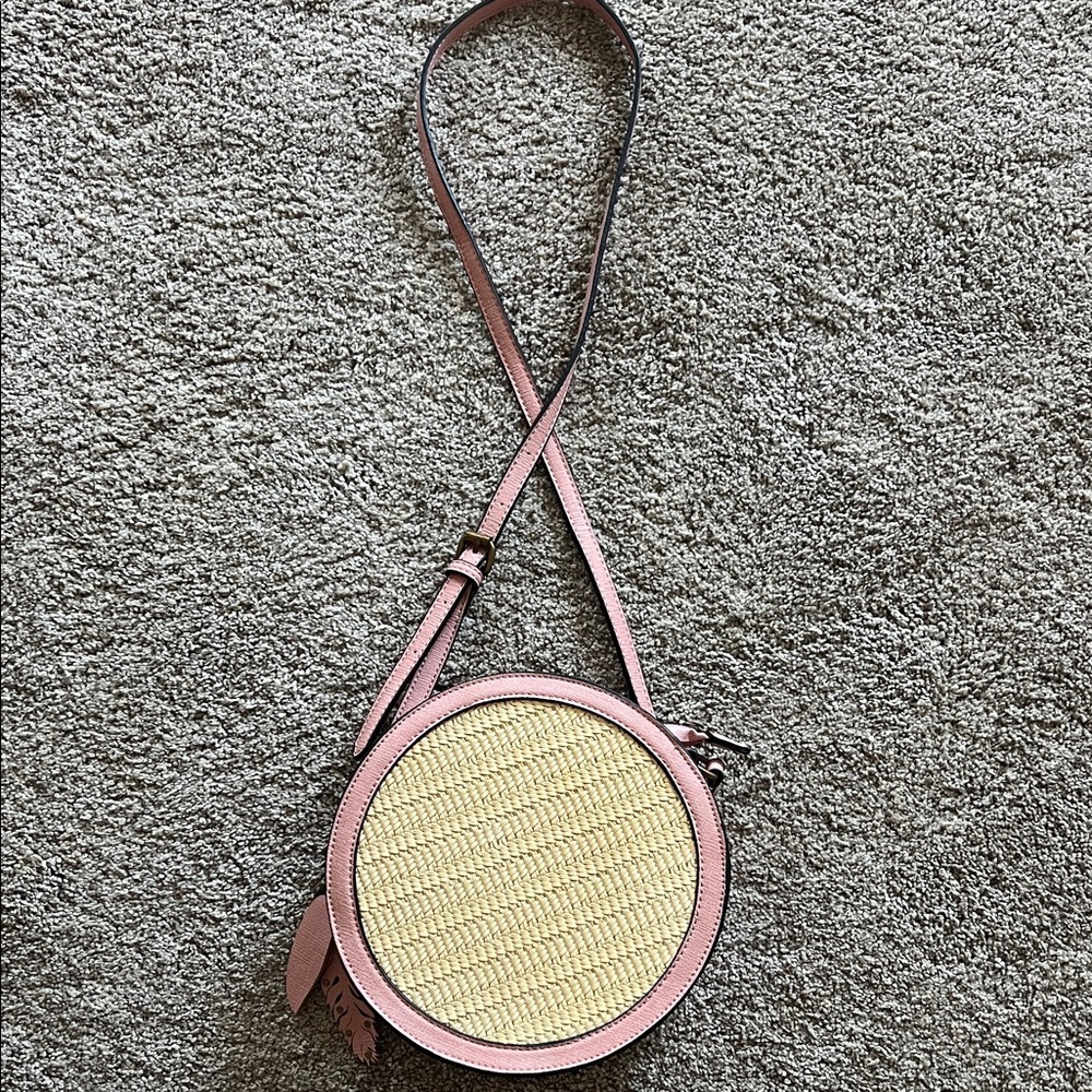 BOGG BAG Pink and Tan Crossbody Bag